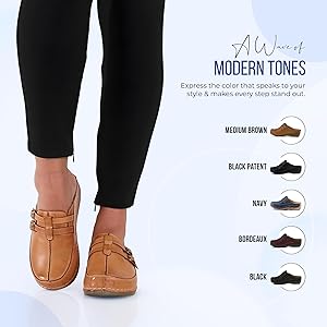 Amazon.com | Spring Step Happy Mule Clogs for Women - Ladies